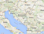 Bosnija un Hercegovina karte