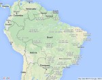 Brazīlija karte
