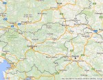Slovēnija karte