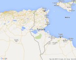 Tunisija karte