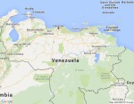Venecuēla karte