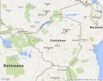 Zimbabve karte